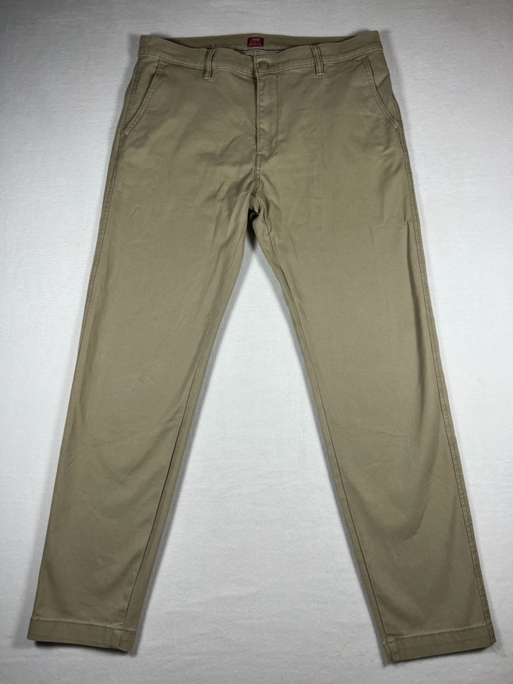 Levis XX Chino Standard Taper Khaki Beige Pants Mens Size 36x34